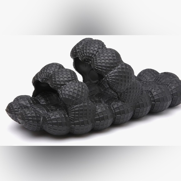 Bubble Double Strap Slides Sandals for Women Golf Ball Slippers - Picture 5 of 6